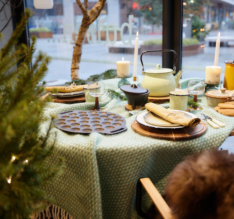 mooie picknicktafel dekken