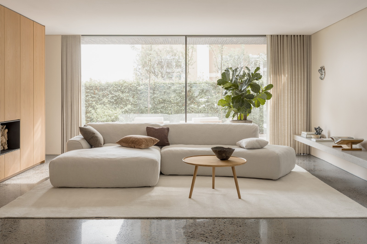 Emily sofa van Sits met chaise longue en organisch gevormd element